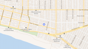 Map for Versailles Apartments - Long Beach, CA