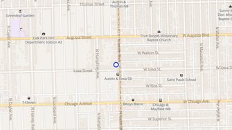 Map for 902-910 N. Austin Blvd. & 4-10 Iowa St. - Oak Park, IL