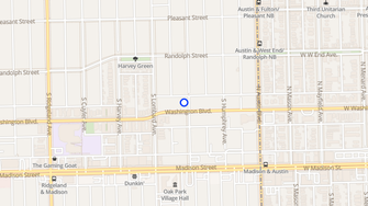 Map for 102-04 Washington Blvd./ 339-41 S. Taylor Ave. - Oak Park, IL