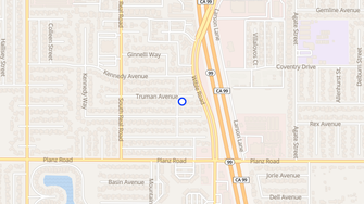 Map for 3409 Truman Ave - Bakersfield, CA
