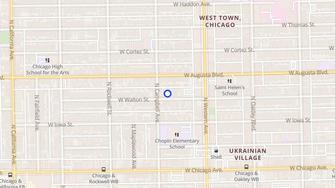 Map for 2448 W. Walton St. - Chicago, IL