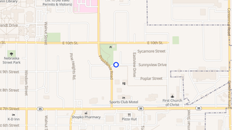 Map for Sunnyhill Villa Apartments - Wayne, NE