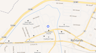 Map for Fairfax Court - Richlands, VA