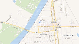 Map for Riverview Apartments - Castle Rock, WA