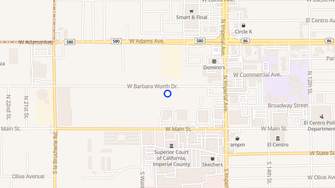 Map for Barbara Worth Villas - El Centro, CA
