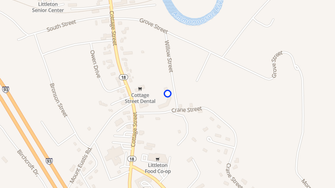 Map for Crane Street Court - Littleton, NH