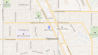 Map for The Benchmark of Highwood - Highwood, IL