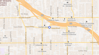 Map for Argyle House Luxury Apartments - Los Angeles, CA