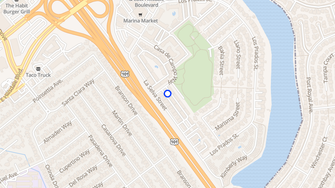 Map for Bay Terrace - Newport Beach, CA