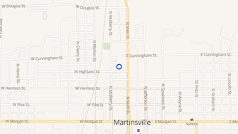 Map for Morgan House - Martinsville, IN