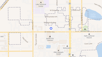 Map for Lake Ridge Village - Eustis, FL