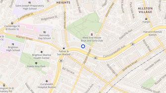 Map for Comaven Apartments - Allston, MA