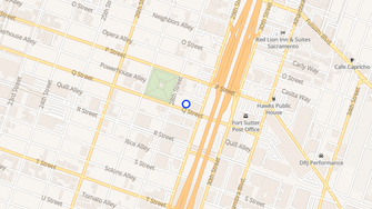 Map for Winn Park Lofts - Sacramento, CA
