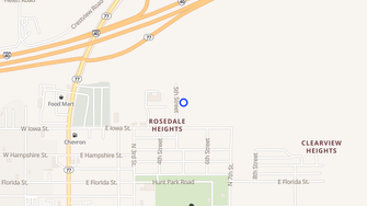 Map for Cozy Canyon Mobile Home Park - Holbrook, AZ