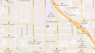 Map for La Mirada Apartments - Los Angeles, CA