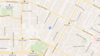Map for 421 S La Fayette Park Pl #511 - Los Angeles, CA
