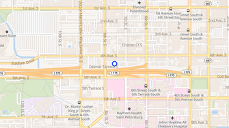 Map for Delmar 745 - Saint Petersburg, FL