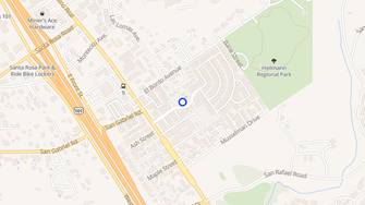Map for Rancho Del Bordo Mobile Home Estates - Atascadero, CA