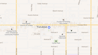 Map for Green Valley Village - Yucaipa, CA