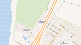 Map for Marina Dunes RV Park - Marina, CA