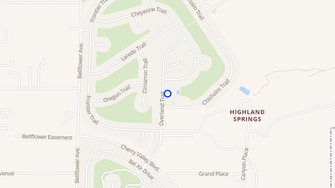 Map for Highland Springs Village - Cherry Valley, CA