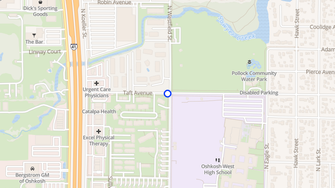 Map for Fairway Apartments - Oshkosh, WI