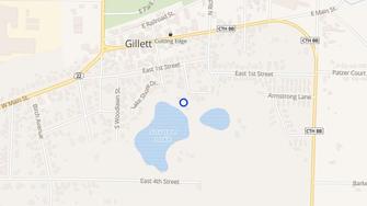 Map for Savage Lake Apartments - Gillett, WI