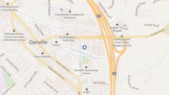 Map for Danville Court Apartments - Danville, CA