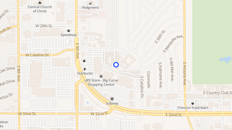 Map for The Palms Apartments - Yuma, AZ
