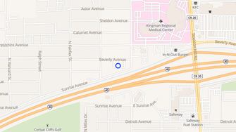 Map for Cimarron Apartments - Kingman, AZ