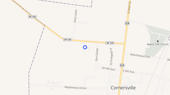 Map for Tanglewood Apartments - Cornersville, TN