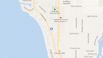 Map for Englewood Bay Motel & Apartments - Englewood, FL