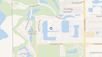 Map for Cricket Lake Rentals Apt - Naples, FL