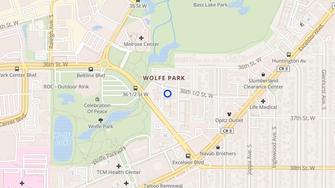 Map for Park Trails Apartments - Saint Louis Park, MN