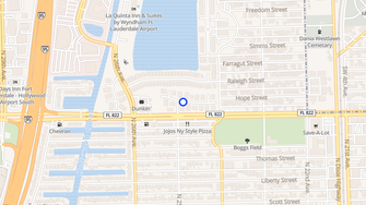 Map for Oak Gardens Apartments - Hollywood, FL