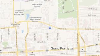 Map for Greenhill Apartments - Grand Prairie, TX