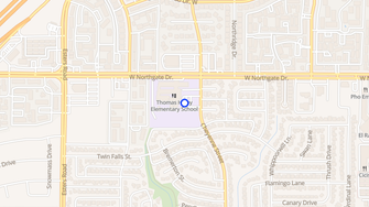 Map for Meadows Condominiums - Irving, TX