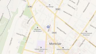 Map for Bellclair - Montclair, NJ