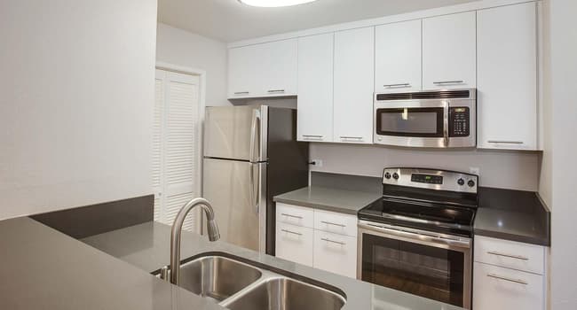 Renovated kitchens with premium finishes are available for upgrade. Ask the leasing team for more details.